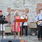 The "three4all" Band played at the Mill Site and Museum Park