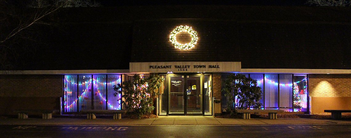 Town Hall Decorated